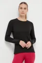 μαύρο Helly Hansen λειτουργικό μακρυμάνικο πουκάμισο Lifa Active Γυναικεία