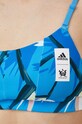 Бюстгальтер для йоги adidas Performance Thebe Magugu Studio HM9257 блакитний
