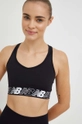 čierna Športová podprsenka New Balance Pace Bra 3.0