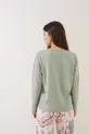 Πουκάμισο μακρυμάνικο πιτζάμας women'secret Mix & Match πράσινο