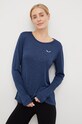 Salewa longsleeve funkcyjny Puez Melange Dry sporty zimowe niebieski 00.0000027454