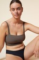 Etam biustonosz 24 HOURS - SA BANDEAU zielony 653414544