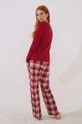 women'secret hosszú ujjú pamut pizsama felső Mix & Match Nordic Xmas  100% pamut