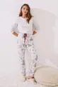 белый Пижамные брюки women'secret Mix & Match Nordic Xmas
