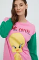 Βαμβακερές πιτζάμες United Colors of Benetton X Looney Tunes, Sylwester I Tweety Γυναικεία