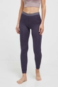 blu navy Jack Wolfskin leggins funzionali Infinite Donna