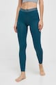 Jack Wolfskin legginsy funkcyjne Infinite zielony 1808971