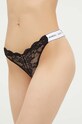 Стринги Guess BELLE гладкий чёрный O3RE08.KBBT0