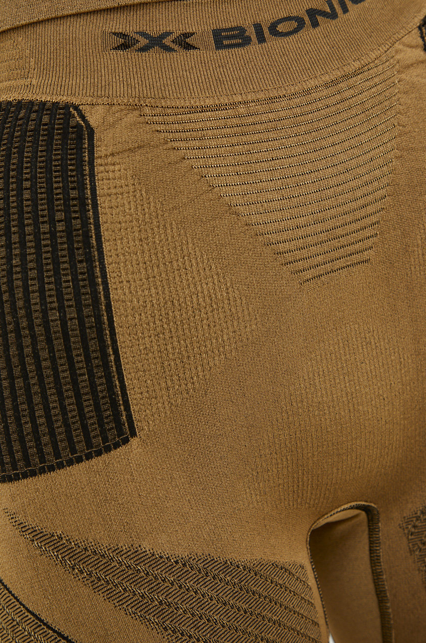 ciepły oliwkowy X-Bionic legginsy funkcyjne Radiactor 4.0
