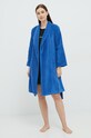 Памучен халат Kenzo KICON22.WOMEN син