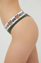 Moschino Underwear stringi 2-pack zielony