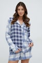 Hollister Co. camasa de pijama munte albastru KI346.2350.205