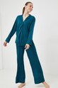 Abercrombie & Fitch pantaloni de pijama KI146.2044.300 verde AW22