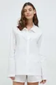 λευκό Πουκάμισο πιτζάμας Calvin Klein Underwear Γυναικεία