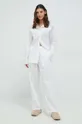 λευκό Παντελόνι πιτζάμας Calvin Klein Underwear Γυναικεία