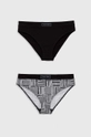 czarny Calvin Klein Underwear figi dziecięce 2-pack Dziewczęcy