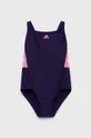 фіолетовий Дитячий купальник adidas Для дівчаток
