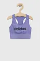 фиолетовой Детский спортивный бюстгальтер adidas Для девочек