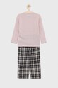Παιδική πιτζάμα Abercrombie & Fitch KI246.2800 ροζ AW22
