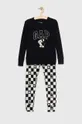 μαύρο Παιδικές βαμβακερές πιτζάμες GAP x Disney Για κορίτσια