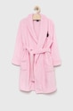 Παιδική ρόμπα Polo Ralph Lauren ροζ 4P0042