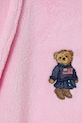 Dziewczynka Polo Ralph Lauren szlafrok dziecięcy 4P0042 różowy
