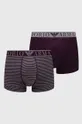 fioletowy Emporio Armani Underwear bokserki 2-pack Męski
