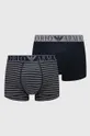σκούρο μπλε Μποξεράκια Emporio Armani Underwear 2-pack Ανδρικά