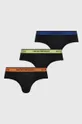 czarny Emporio Armani Underwear slipy 111734.2F717 (3-pack) Męski