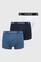 modrá Boxerky Guess 3-pak Pánsky