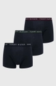 burgundské Boxerky Tommy Hilfiger (3-pak) Pánsky