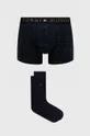 темно-синій Комплект боксерів і шкарпеток Tommy Hilfiger Чоловічий