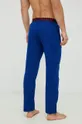 хлопковые пижамные брюки Tommy Hilfiger голубой
