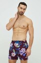 BOSS szorty kąpielowe wzorzyste fioletowy 50473762