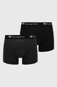 Боксери Champion (2-pack) трикотаж чорний U20001
