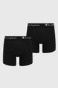 Champion bokserki (2-pack) dzianina czarny U20001