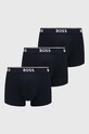 Боксери BOSS (3 - Pack) меланж темно-синій 50475274