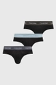 czarny Calvin Klein Underwear slipy (3-pack) Męski