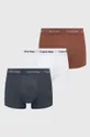 bordowy Calvin Klein Underwear bokserki (3-pack) Męski