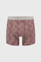 Calvin Klein Underwear boxeri 3-pack rosu