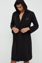 Халат Calvin Klein Underwear трикотаж чорний 000NM2377E.9BYY