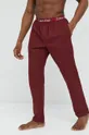 burgundské Pyžamové nohavice Calvin Klein Underwear Pánsky