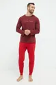 κόκκινο Πιτζάμα Calvin Klein Underwear Ανδρικά