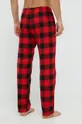 Βαμβακερό παντελόνι πιτζάμα GAP κόκκινο