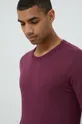 μωβ Βαμβακερή μπλούζα πιτζάμας με μακριά μανίκια United Colors of Benetton