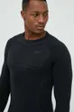 μαύρο Λειτουργικό μακρυμάνικο πουκάμισο 4F