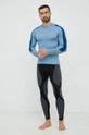 Helly Hansen longsleeve funkcyjny Lifa Merino Lightweight niebieski