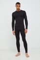 Helly Hansen longsleeve funcțional din lână LIFA MERINO 49364 negru AW24