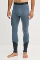 Helly Hansen legginsy funkcyjne LIFA MERINO niebieski 49366
