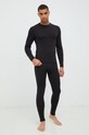Helly Hansen legginsy funkcyjne LIFA MERINO 49366 czarny AW24